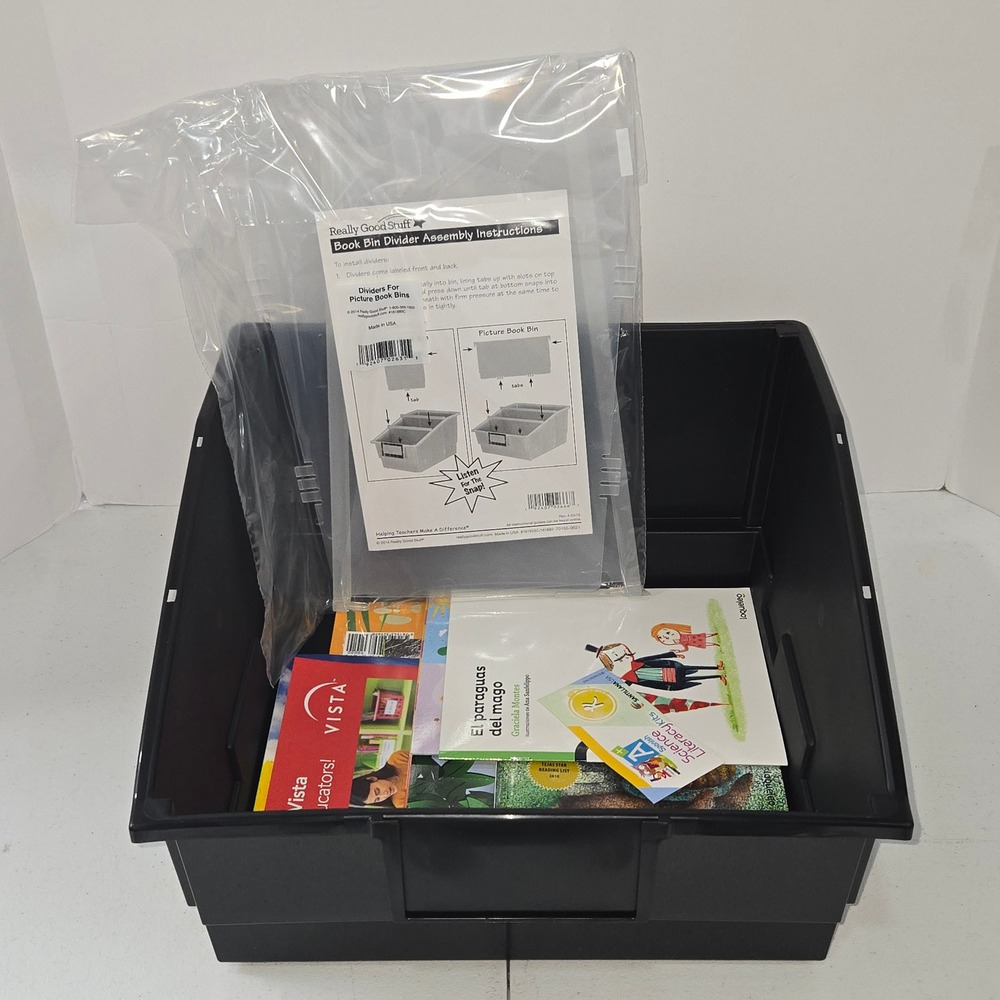 Vista Higher Learning A+ K Science Literacy Kit Spanish Books Bin Dividers 4A
